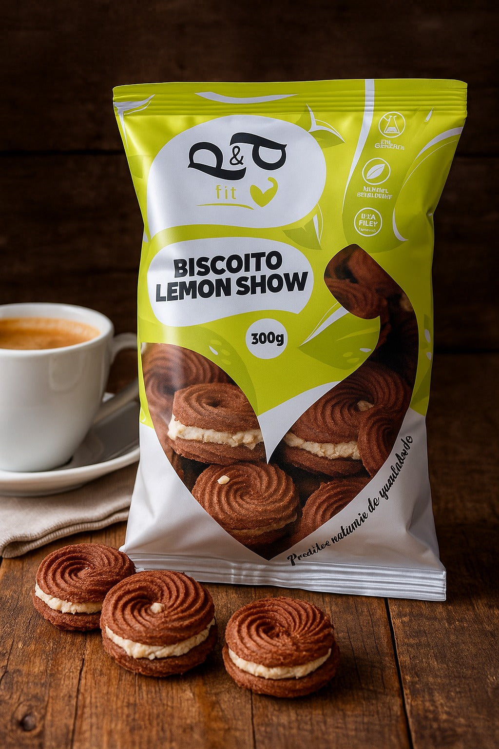 Biscoito Amanteigado Lemon Show P&P